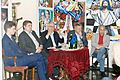 "Europa Dialog im Kamptal". Atelier Matthias Laurenz Gräff, mit Douglas Hoyos-Trauttmansdorff, Christian Schuh, Wolfgang Petritsch, Werner Groiß und Walter Kogler
