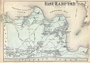1873 Beers Map of East Hampton, Long Island, New York - Geographicus - EastHampton-beers-1873