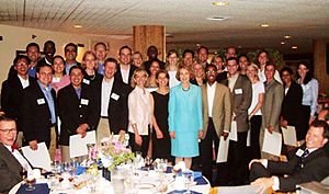 2003 White House Fellows w Julie Nixon Eisenhower