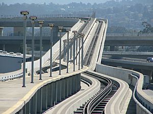 AirTrain SFO tracks