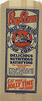 American Pop Corn Company wrapper 1920s