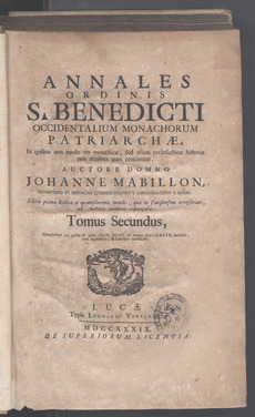 Annales Ordinis Sancti Benedicti