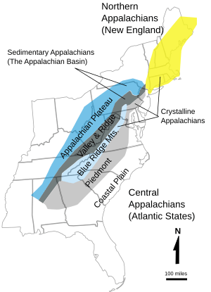 Appalachian map