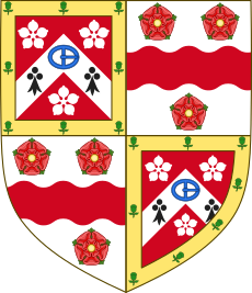 Arms of Hamilton of Haddington, Earl of Haddington