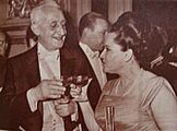 Arturo Illia y su esposa