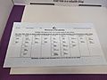 Ballot paper for the 2016 ACT election