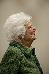 Barbara Bush at LBJ Presidential Library