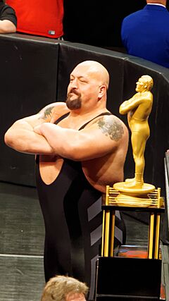 Big Show with Andre the Giant trophy