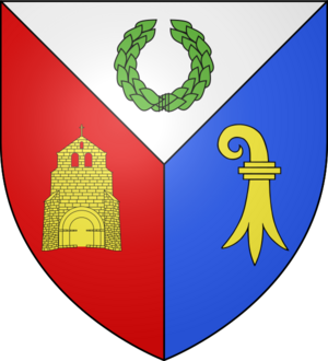 Blason ville fr La Chapelaude (Allier)