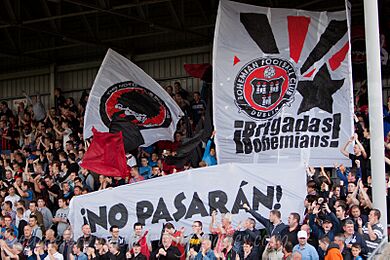 Bohemian FC banners, August 2013