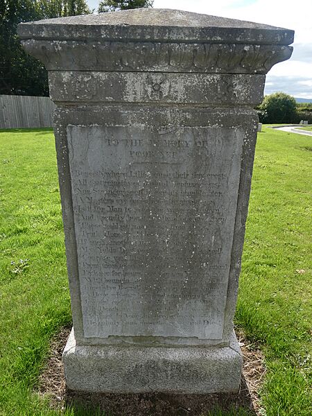 Casino Marino dog's gravestone