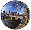 Circular fisheye view of Oude Kerk Amsterdam Daniel D. Teoli Jr.