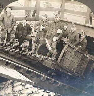 Coal miners in Hazleton PA 1900