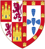 Coat of Arms of John I of Castile (as Castilian Monach and Crown of Portugal Pretender)