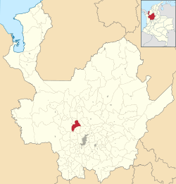 Location of the municipality and town of Sopetrán in the Antioquia Department of Colombia