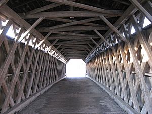 Covered Bridge, Cedarburg, Wisconsin - interior in 2008