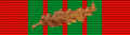 Croix de guerre 1939-1945 with palm (France) - ribbon bar