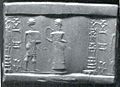 Cylinder seal,ca. 16th–15th century BC Mitanni