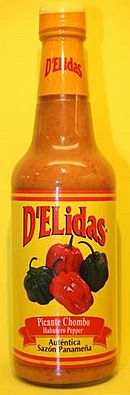 D'Elidas Picante Chombo Hot Sauce - Bottle 11.5 Oz