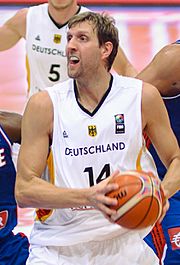 Dirk Nowitzki german national team 2015 (cropped)