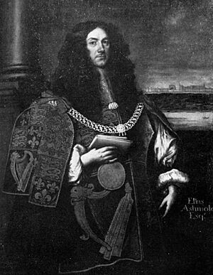 Elias Ashmole by Cornelius Neve