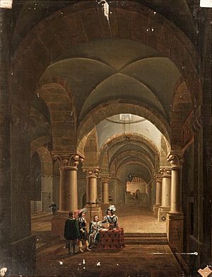 Escena en una prisión del siglo XVII, de Josep Arrau (Real Academia de Bellas Artes de San Fernando)