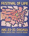 Festival of Life poster Chicago 1968