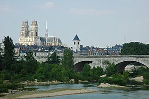 France Orleans Cathedrale Pont Georges V 01
