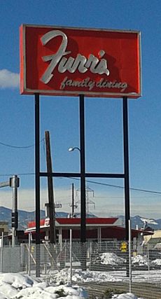 Furr's Family Dining sign, Wheat Ridge, CO