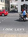 Gibraltar-LookLeft-right-hand traffic