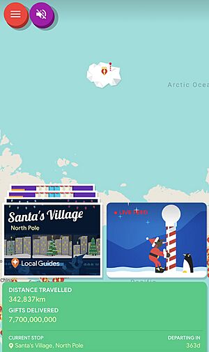 Google Santa Tracker After Santa’s Return