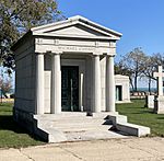 Grave of Michael Cudahy (1841–1910) at Calvary Cemetery, Evanston