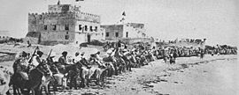 Hobyo Sultanate Cavalry And Fort