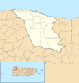 Isabela, Puerto Rico locator map