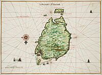 Johannes Vingboons - 't eylant St. Thome (1665)