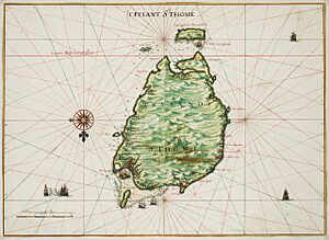 Johannes Vingboons - 't eylant St. Thome (1665)