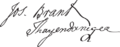 Joseph Brant Signature