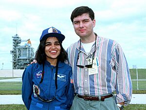 Kalpana Chawla and husband