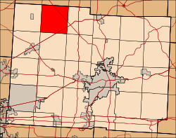 Location in Licking County