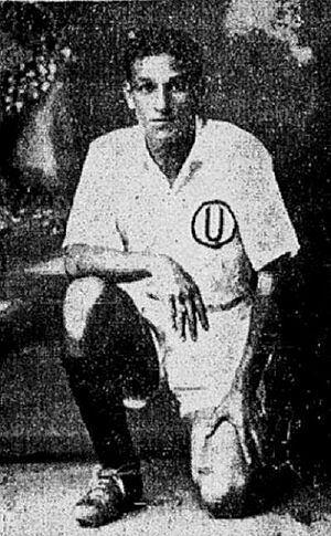 Lolo Fernández en su primera temporada con Universitario