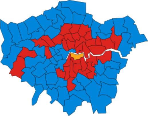 LondonParliamentaryConstituency1992Results