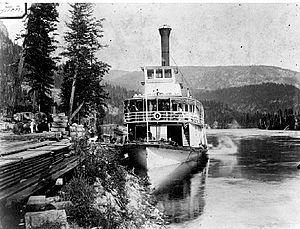 Lytton sternwheeler at Sproats Landing BC