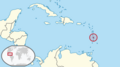 Martinique in its region