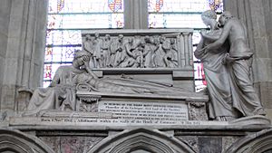 Memorial to death of Spencer Perceval, Westminster Abbey