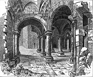 Menucihr Mosque, inside, 1881