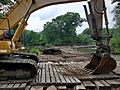 Muddy River Restoration Project work, July 2021