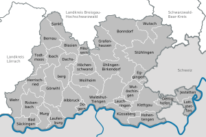 Municipalities in WT