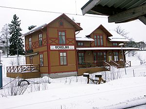 Ockelbo Train Station in February 2006