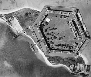 Old Fort Jefferson, Florida - Dry Tortugas Island - NARA - 23936589 (cropped)