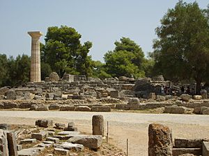 Olympie Temple Zeus
